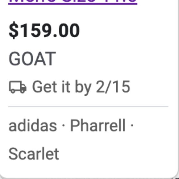 $159 NEW! - Adidas Pharrell Scarlet - Tennis HU v2 - 10.5 - Picture 10 of 12